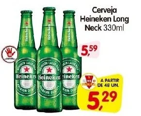 Cercadão Cerveja Heineken Long Neck 330ml oferta