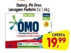 Cercadão Deterg. Pó Omo Lavagem Perfeita Cx 1,6kg oferta