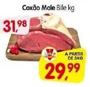 Cercadão Coxão Mole Bife kg oferta