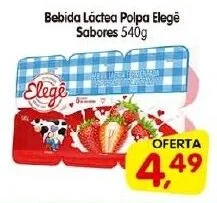 Bebida Láctea Polpa Elegê Sabores 540g