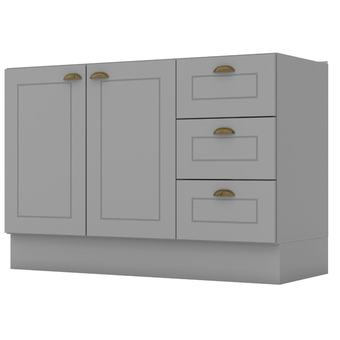 Benoit Balcão pia henn c353 com 2 portas e 3 gavetas 82x120x51cm oferta