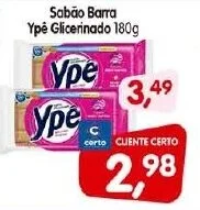 Cercadão Sabão Barra Ypê Glicerinado 180g oferta