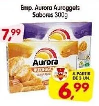 Cercadão Emp. Aurora Auroggets Sabores 300g oferta