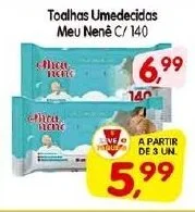 Cercadão Toalhas Umedecidas Meu Nenê C/ 140 oferta