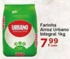 Rossi Supermercado Farinha Arroz Urbano Integral 1kg oferta