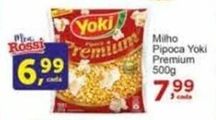 Rossi Supermercado Milho Pipoca Yoki Premium 500g oferta