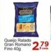 Rossi Supermercado Queijo Ralado gran Romano Fino 40g oferta