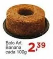 Bolo Art Banana cada 100g