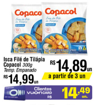 Fort Atacadista Isca File de Tilapia Copacol 300g oferta