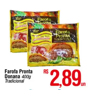 Fort Atacadista Farofa Pronta Donana 400g oferta