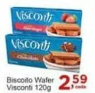 Rossi Supermercado Biscoito Wafer Visconti 120g oferta