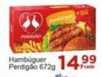 Rossi Supermercado Hambúrguer Perdigão 672g oferta