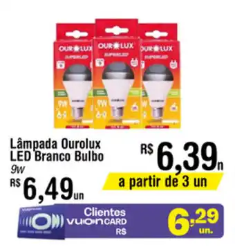 Fort Atacadista Lampada Ourolux Led Branco Bulbo oferta