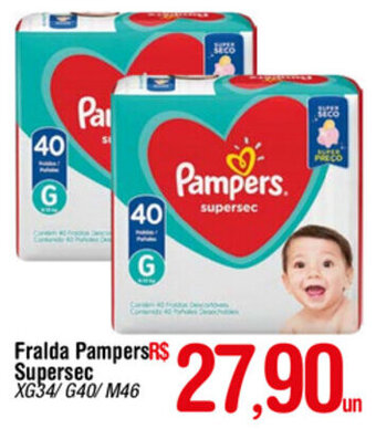 Fort Atacadista Fralda Pampers Supersec oferta