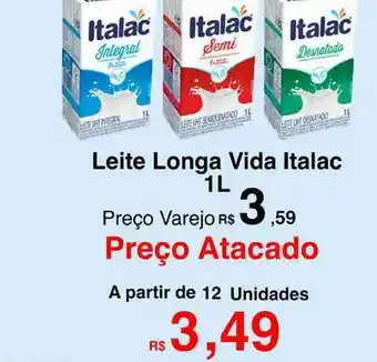 Leite Longa Vida Italac 1L