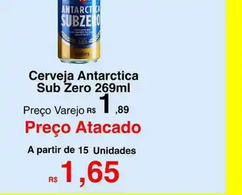 VN Autosserviço Cerveja Antarctica Sub Zero 269ml oferta