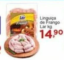 Rossi Supermercado Linguiça de Frango Lar kg oferta