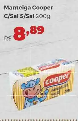 Villarreal Supermercados Manteiga Cooper C Sal S Sal 200g oferta