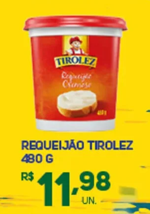 Brasil Atacadista REQUEIJÃO TIROLEZ 480 G oferta
