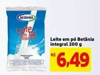 Mercado Extra Leite em po Betania integral 800g oferta