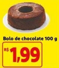 Mercado Extra Bolo de Chocolate 100g oferta