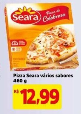 Mercado Extra Pizza Seara varios sabores 460g oferta