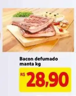 Mercado Extra Bacon Defumada Manta 1kg oferta