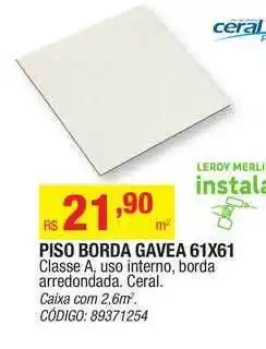 Leroy Merlin Piso Borda Gavea oferta