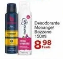 Rossi Supermercado Desodorante Monange/ Bozzano 150ml oferta
