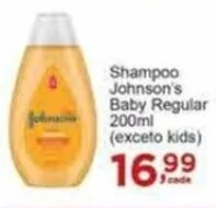 Rossi Supermercado Shampoo Johnson's Baby Regular 200ml oferta