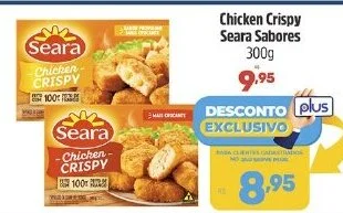 Supermercados Jau Serve Chicken Crispy Seara Sabores 300g oferta