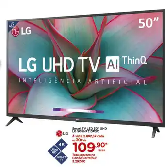 Carrefour Smart TV LED 50" UHD LG oferta