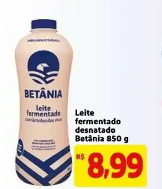 Mercado Extra Leite fermentado desnatado Betania 850g oferta
