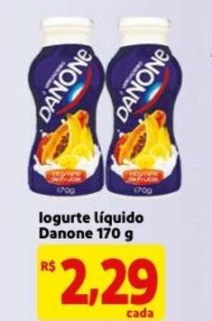 Mercado Extra Iogurte Liquido Danone 170g oferta
