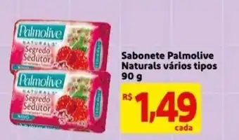 Mercado Extra Sabonete Palmolive Naturals varios tipos 90g oferta