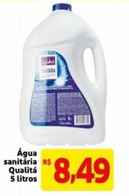 Mercado Extra Agua sanitaria Qualita 5l oferta