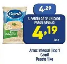 Arroz Integral Tipo 1 Camil Pacote 1kg