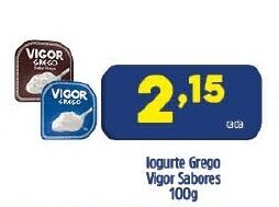 Iogurte Grego Vigor Sabores 100g