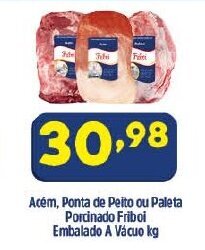Arena Atacado Acem, Ponta de Peito ou Paleta Porcionado Friboi Embalado a vacuo 1kg oferta
