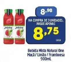Arena Atacado Bebida Mista Natural One Maca/ Limao/ Framboesa 900ml oferta