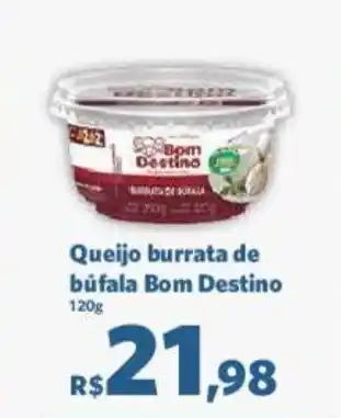 Sam's Club Queijo burrata de búfala Bom Destino 120g oferta