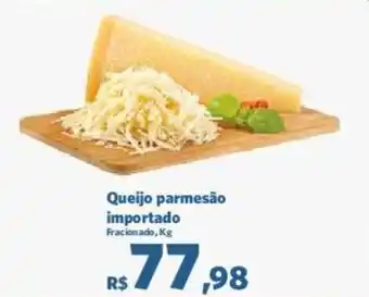 Queijo parmesão importado Fracionado, Kg