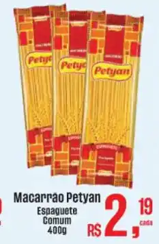 Macarrão Petyan Espaguete Comum 400g