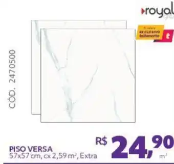 PISO VERSA 57x57 cm, cx 2,59 m², Extra