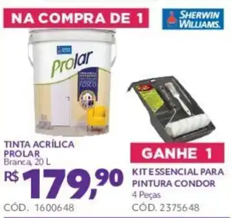 Telhanorte TINTA ACRÍLICA PROLAR Branca 20 L oferta
