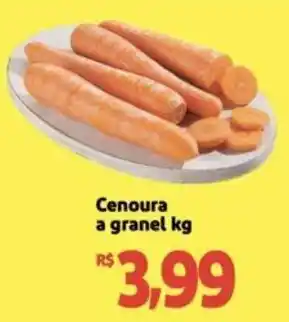 Extra Supermercado Cenoura a granel kg oferta
