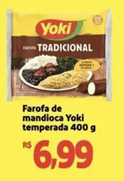 Extra Supermercado Farofa de mandioca Yoki temperada 400 g oferta