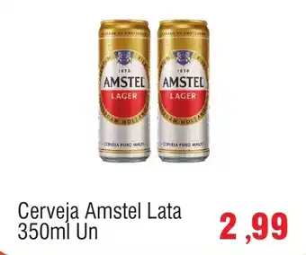 Spani Atacadista Cerveja Amstel Lata 350ml Un oferta