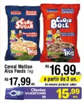 Fort Atacadista Cereal Matilan Alca Foods 1kg oferta