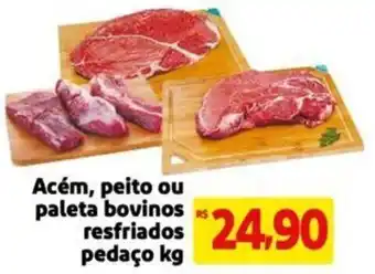 Extra Supermercado Acém, peito ou paleta bovinos resfriados pedaço kg oferta